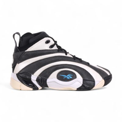 Reebok Men's Shaqnosis Washed Black/Chalk/Blue Basketball Sneakers 100230334