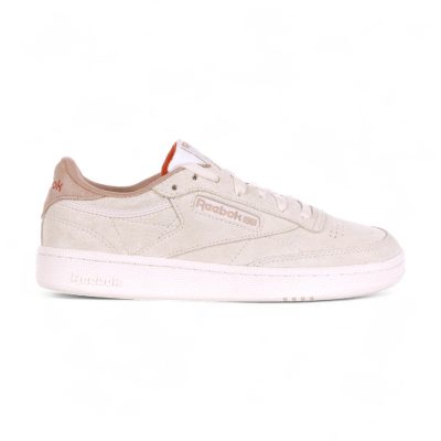 Reebok Women's Club C 85 Sand/Scorched Earth/Hoop Red Sneakers 100208987
