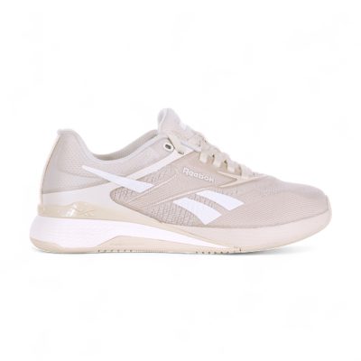 Chaussures d'entraînement Reebok Nano X5 pour femmes, coloris sable/craie, référence 100229220