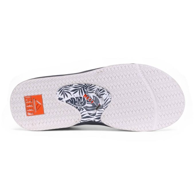 Reef Men's Fanning Navy/Orange Tropic Slides CJ6751 - Image 4