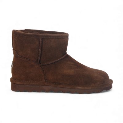 BEARPAW Women's Alyssa Walnut Ankle Boots
