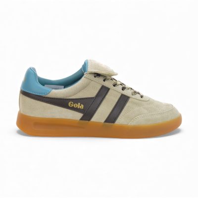 Gola Women's Stadia 86 Bone/Mocha/Ocean/Gum Sneakers CLB787CT