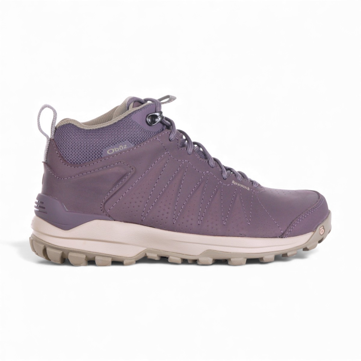 Bottes de randonnée Oboz pour femmes Sypes Mid Desert Plum en cuir imperméable 77102.10908