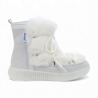 Bottes d'hiver Pajar Anet pour femmes, en fourrure blanche