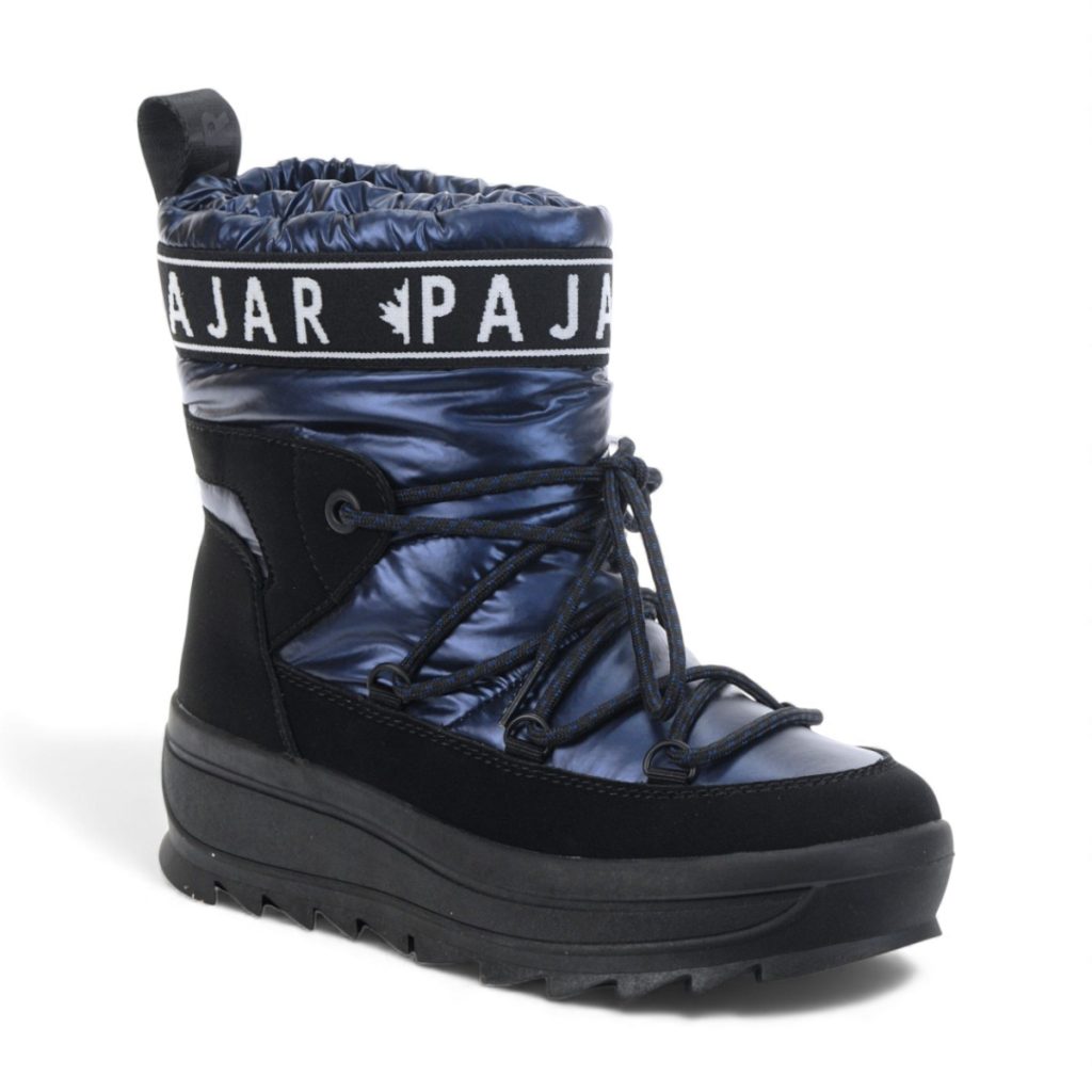 Bottes d'hiver Pajar Galaxy Metallic Sapphire pour femmes - WOOKI.com