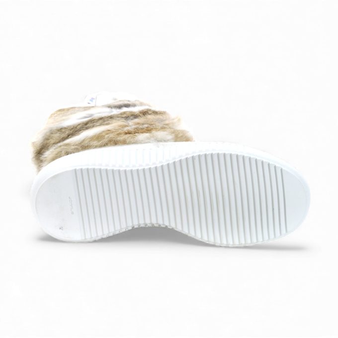 Pajar Women's Juliana White/Beige Fur Winter Boots - Image 4