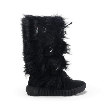 Pajar Women's Julieta-Eco Black Faux Fur Winter Boots