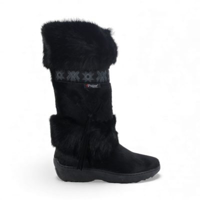 Pajar Women's Laura Black Fur Winter Boots
