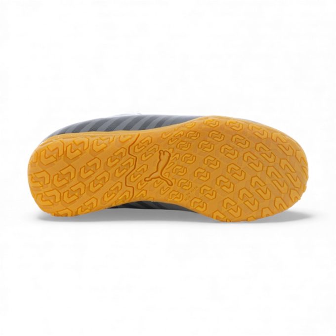 Puma Juniors Tacto II IT Black/Castlerock/Gum Indoor Soccer Shoes 10670803 - Image 4