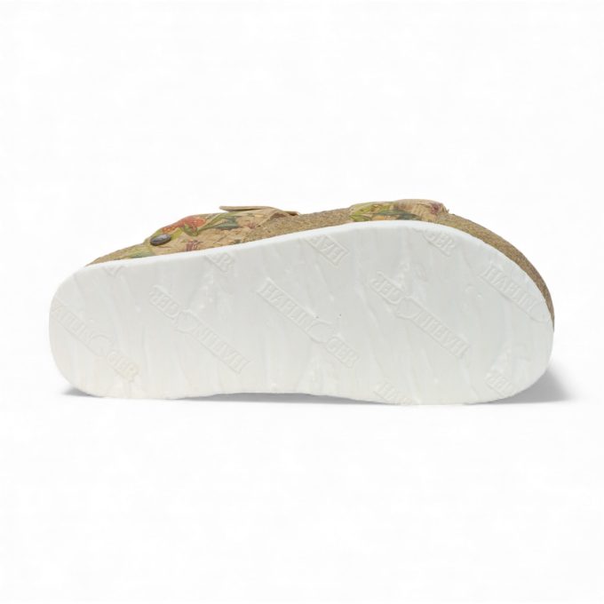 Haflinger Unisex Andrea Cork Leather Sandals 819016.CORK - Image 4