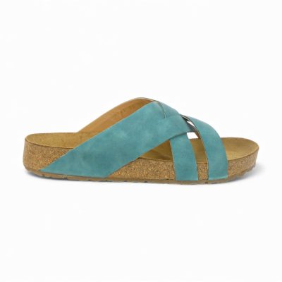 Sandales unisexes en cuir Bo Aqua de Haflinger 819078.AQUA