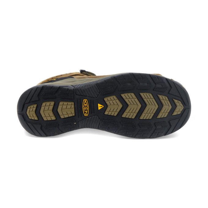 Keen Men's Flint II Cascade Brown/Golden Rod CSA Steel Toe Work Boots 1023252 - Image 4