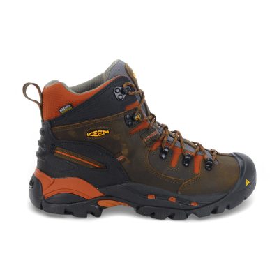 Bottes de travail imperméables Keen Pittsburgh Energy 6" pour hommes, marron cascade/marron Bombay, référence 1009709