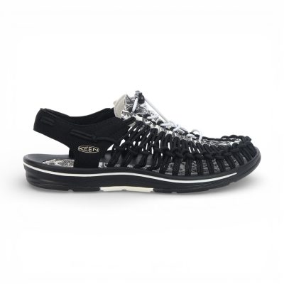 Baskets/sandales hybrides Keen UNEEK pour homme, noir corbeau/motif cachemire, référence 1030574