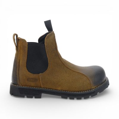 Bottes de travail Keen Seattle Romeo pour femmes, couleur huître/noir, embout carbone CSA, modèle 1023255