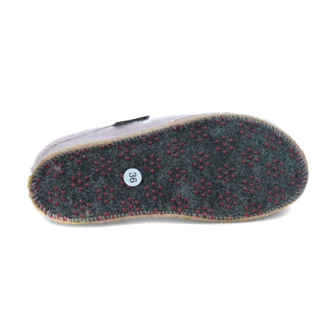 Haflinger Unisex Hearts Rosewood Slippers - Image 4