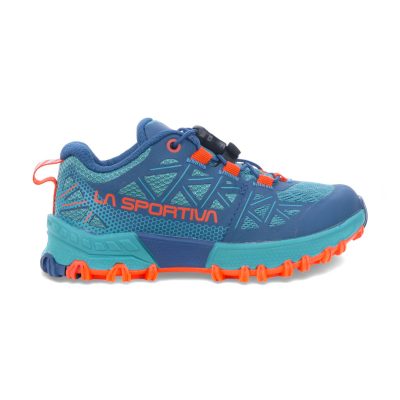 La Sportiva Juniors Bushido II Lagoon/Storm Blue Trail Running Shoes 56L-638639