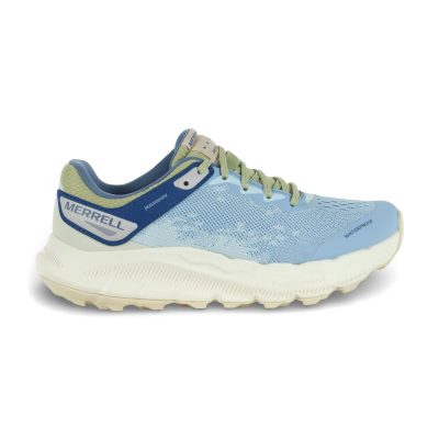 Merrell Women's Antora 4 Seaway/Chalk WP Trail Running Shoes J068450