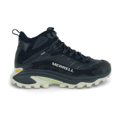 Merrell Women's Moab Speed 2 Mid GTX Black Hiking Boots J037826