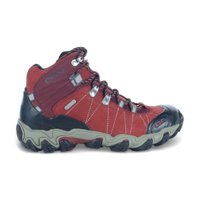 Oboz Women's Bridger Mid B-DRY Rio Red Hiking Boots 22102.10600