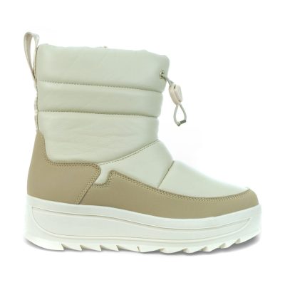 Pajar Women's Gepelle Light Sand Leather Pull On Boot