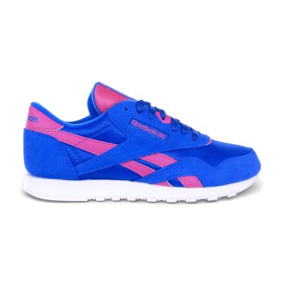 Reebok Women's Classic Nylon Optimum Blue/True Pink/Chalk Sneakers 100209690