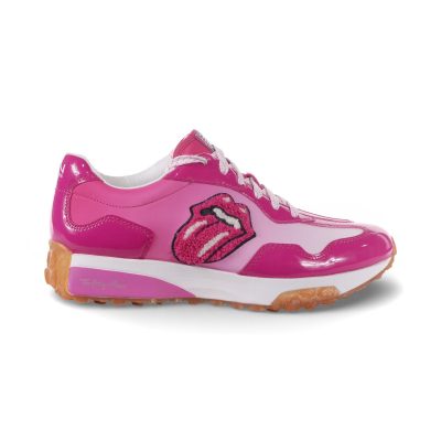 Baskets Skechers x Rolling Stones Upper Cut Neo Jogger pour femme - RS Lick Pink 177687.PNK