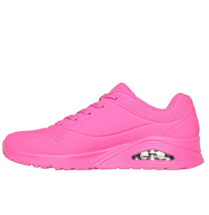 Skechers Women's Uno - Stand On Air Hot Pink 73690.CRL - Image 4