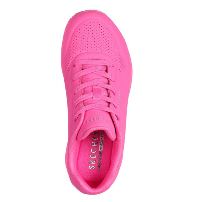 Skechers Women's Uno - Stand On Air Hot Pink 73690.CRL - Image 5