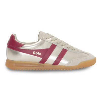 Gola Women's Torpedo Glimmer Gold/Cerise Sneakers CLB742YK