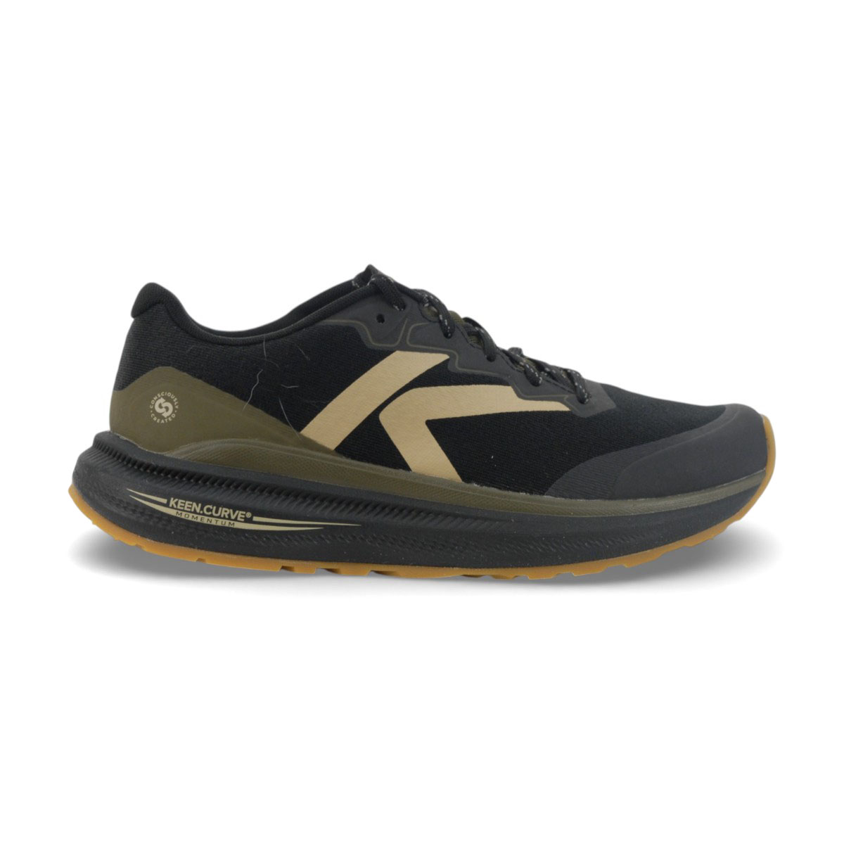 Keen Men's WK500 Black/Dark Olive Walking Shoes 1031116