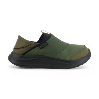 Keen Men's Whyser Bronze Green/Black Slip-On Shoes 1031158