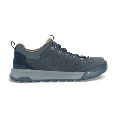 Chaussures de trail Oboz Beall Low Mythical Grey en daim pour homme 79501.10209