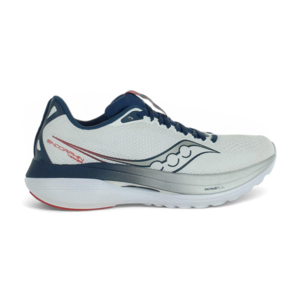 Saucony Men's Endorphin Trainer White/Navy Running Shoes S20996-110