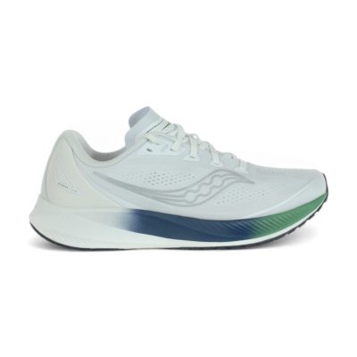 Saucony Men's Mirage Flow White/Blue Running Shoes S28214-1