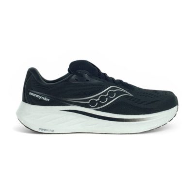 Saucony Women's Ride 18 Black/White Running Shoes S11000-100