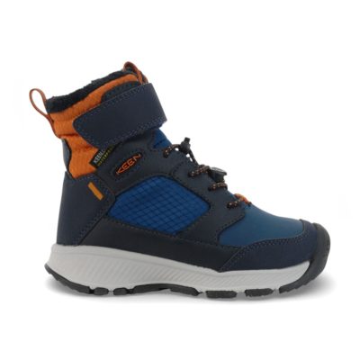 Keen Little Kids Skua Sky Captain/Gold Flame Winter Boots 1029622