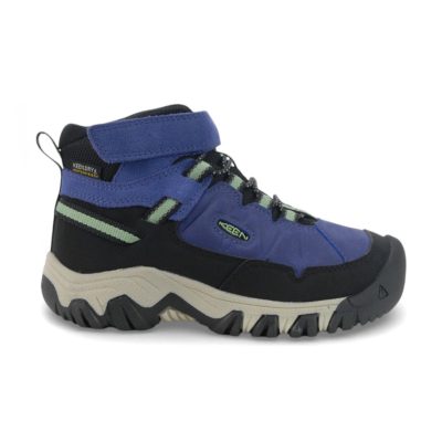 Keen Little Kids Targhee IV Skipper Blue/Hemlock WP Shoes 1031097