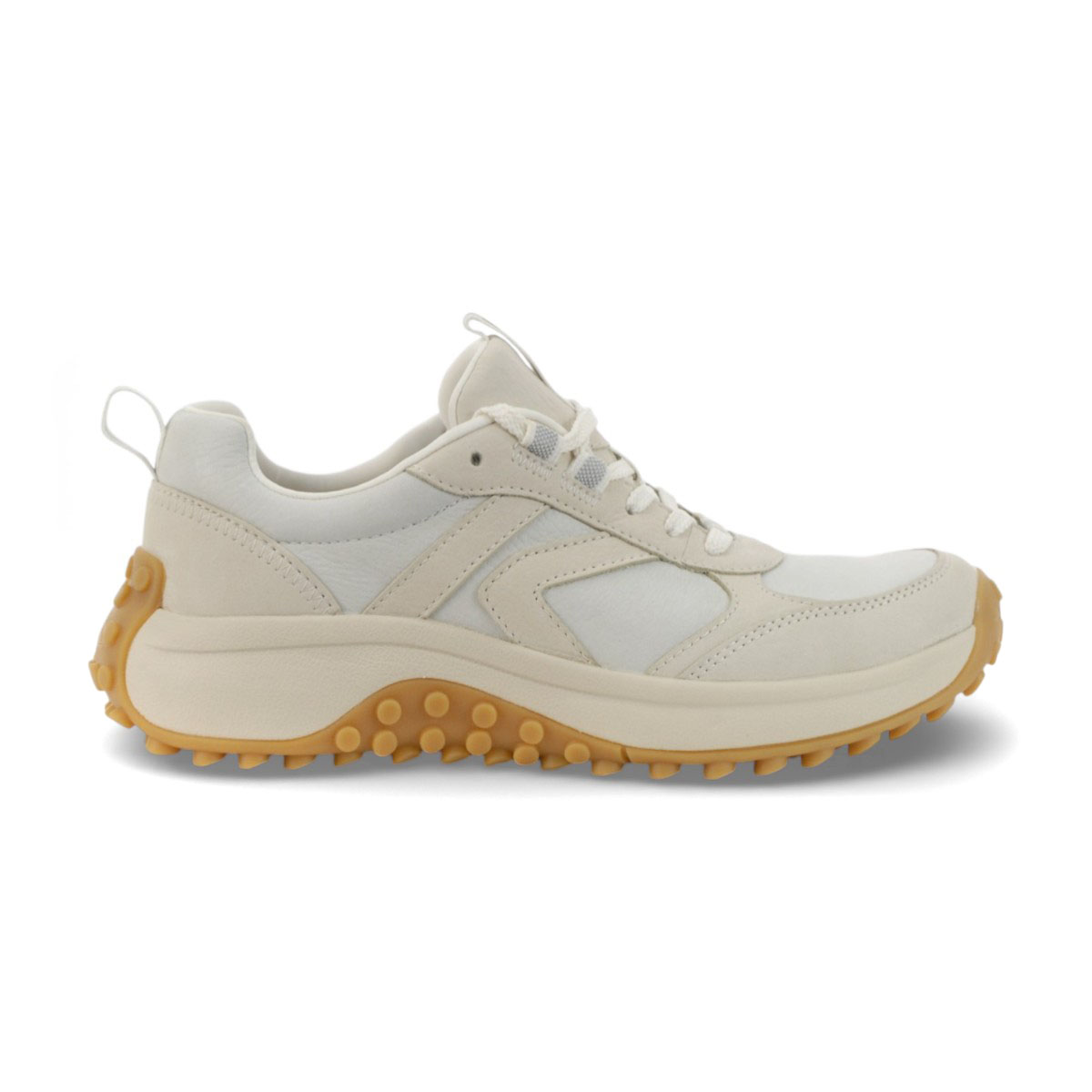 Baskets Keen KS86 pour femmes, en cuir, couleur bouleau/blanc étoilé, référence 1029769