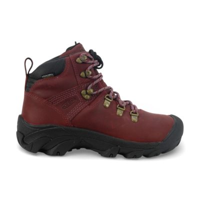 Bottes de randonnée imperméables Keen Pyrenees pour femmes, rouge tibétain/noir, référence 1023976