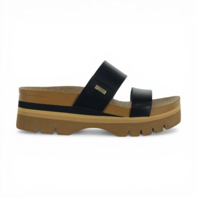 Reef Women's Cushion Vista Higher Black Sandals CJ0654