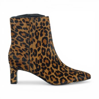 Rockport Women's Marisaly Leopard Suede Heeled Boots