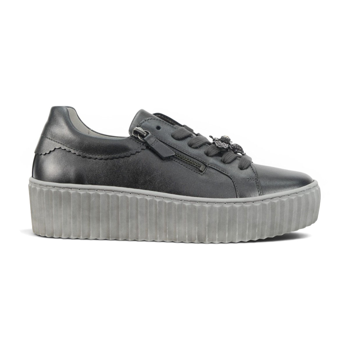 Gabor Women's Platform Sneakers Dark Grey 73.201.69