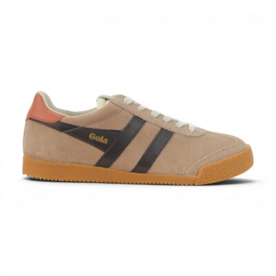 Gola Women's Elan Cameo/Mocha/Hot Coral Sneakers CLB538FT