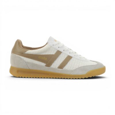 Gola Women's Torpedo Zephyr Off White/Light Caramel Sneakers CLB768WC
