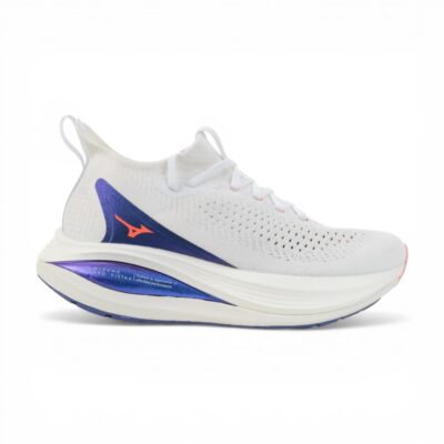 Chaussures de course Mizuno Neo Vista 2 pour femmes, blanc/corail éclatant, référence 411540.0019
