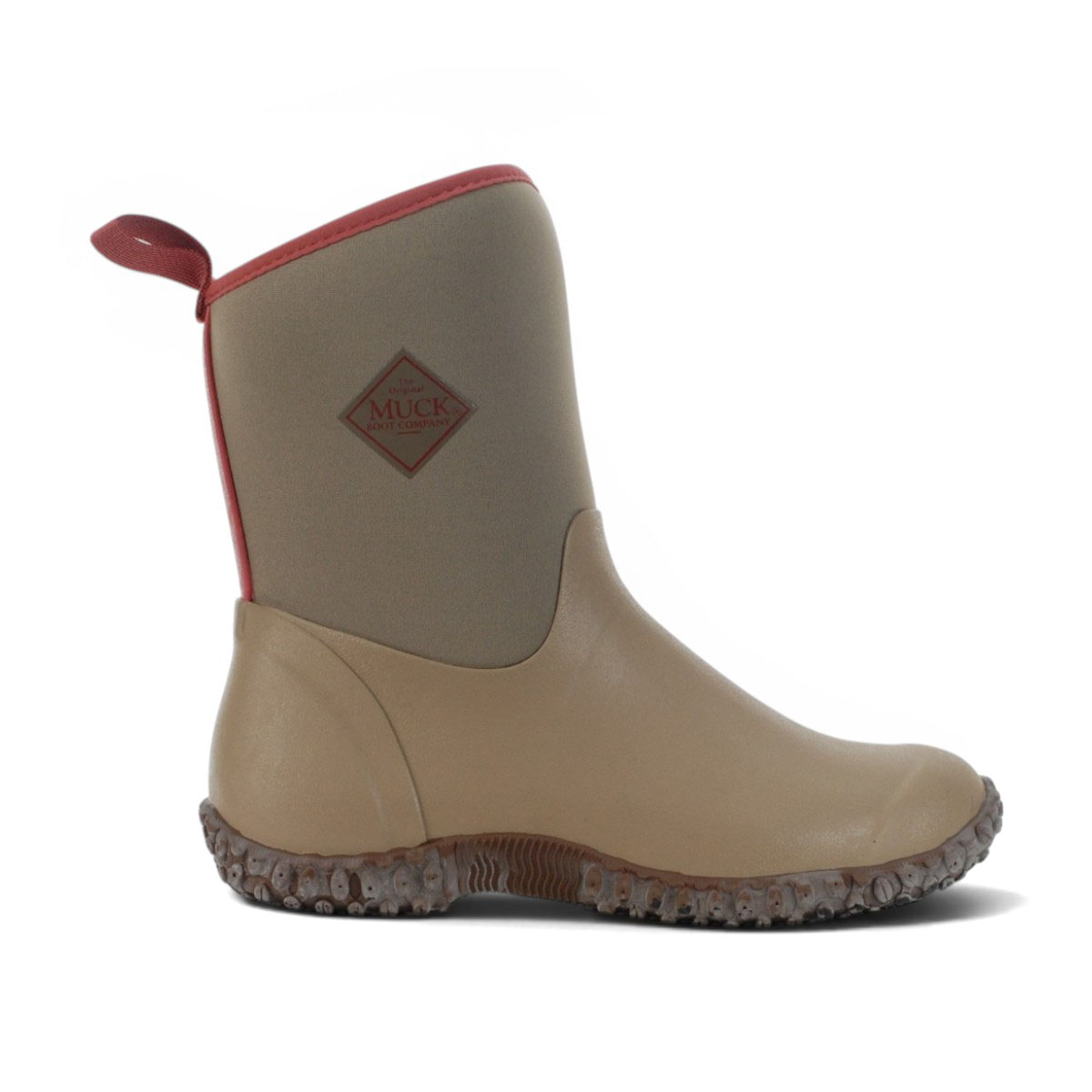Muck Boots Women's Muckster II Mid Tan/Quilted Floral Rubber Boots MM2MW90