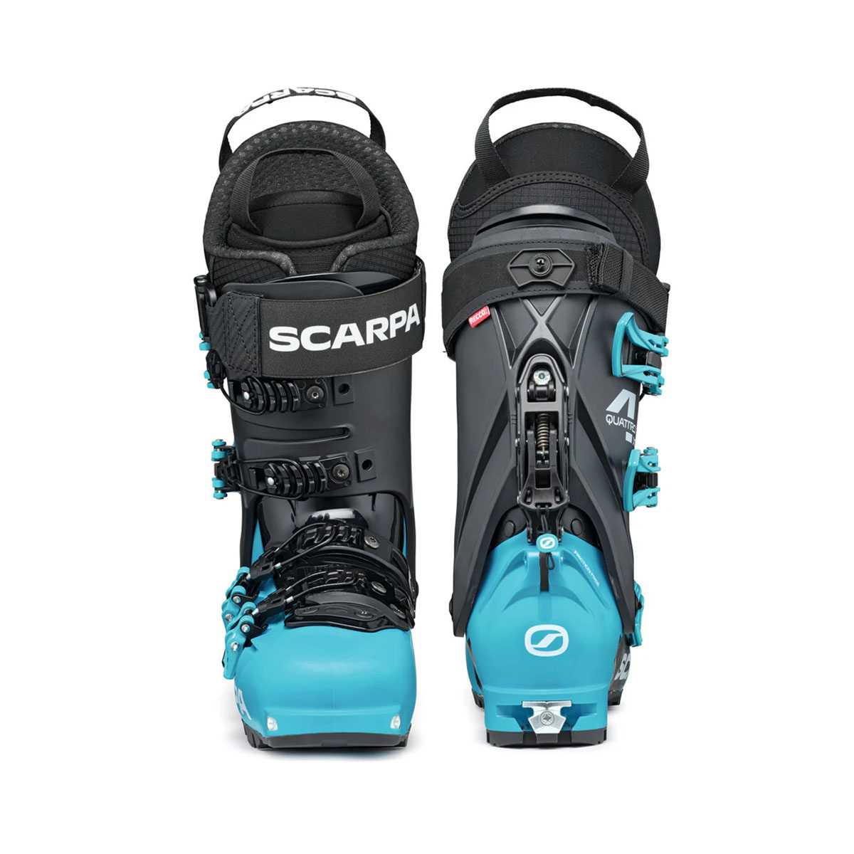 Scarpa Men's 4-Quattro XT Ocean Blue Touring Ski Boots 12012-501 - Image 2