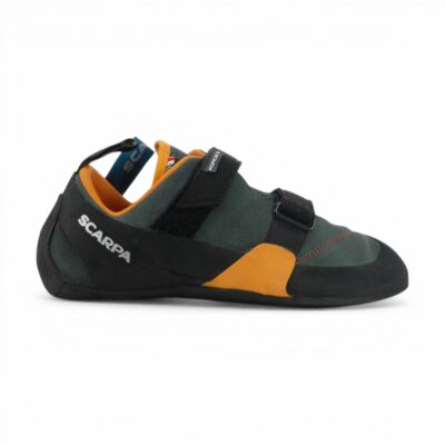 Chaussures d'escalade Scarpa Force V pour homme, coloris Mangrove/Papaya, référence 70018-001