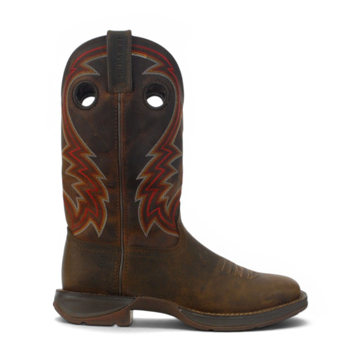 Bottes western Durango Rebel 12" pour homme, couleur châtaigne foncée, référence DDB0393